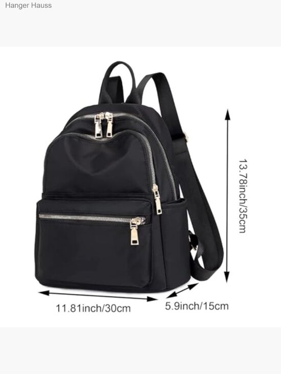 Anti Theft Travel Backpack Purse with Water Bottle Pockets